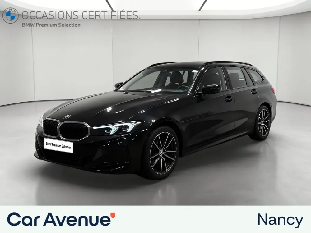 BMW Série 3 Touring noir d'occasion