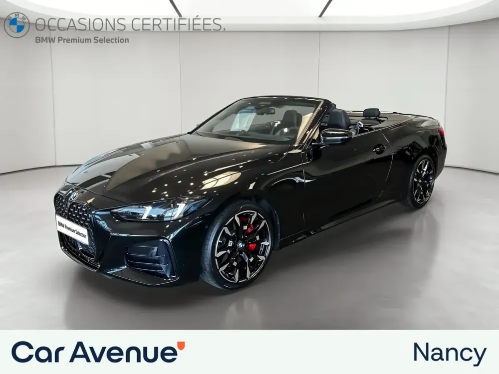 BMW Série 4 Cabriolet noir d'occasion