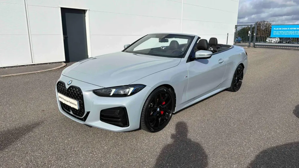 BMW Série 4 Cabriolet gris d'occasion