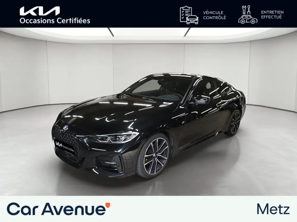 BMW SERIE 4 COUPE G22 saphirschwarz metallise d'occasion