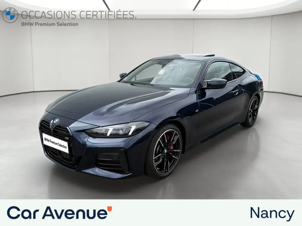 BMW Série 4 Coupé bleu d'occasion