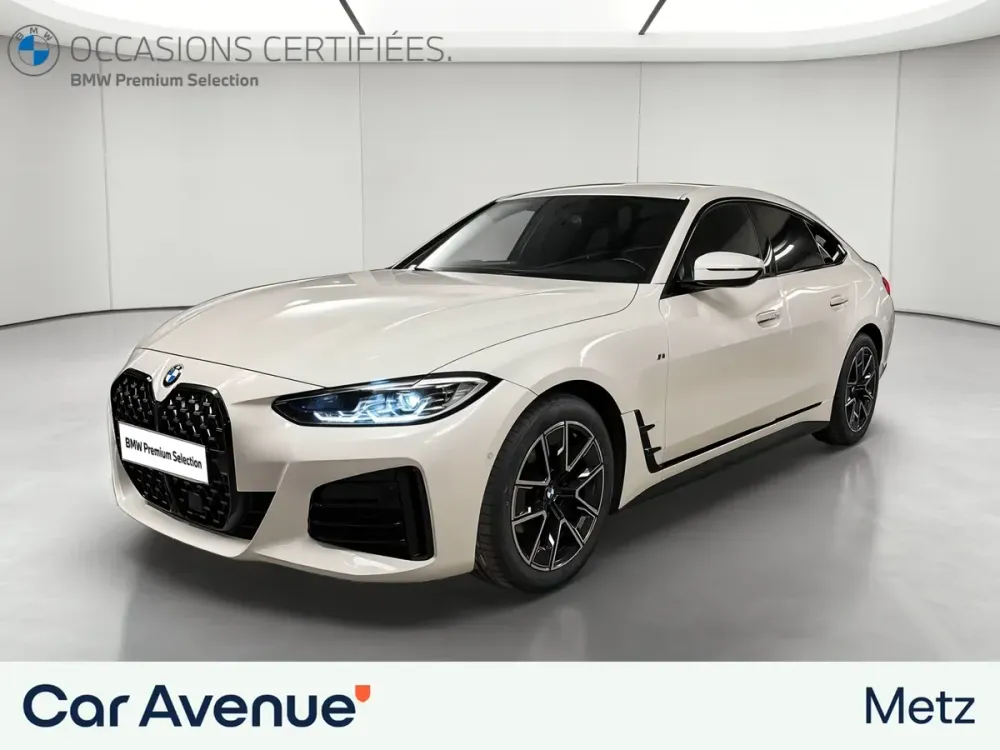 BMW Série 4 Gran Coupé blanc d'occasion
