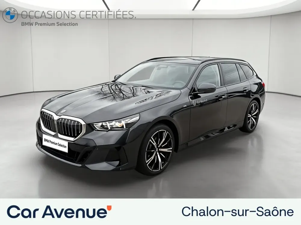 BMW Série 5 Touring noir d'occasion