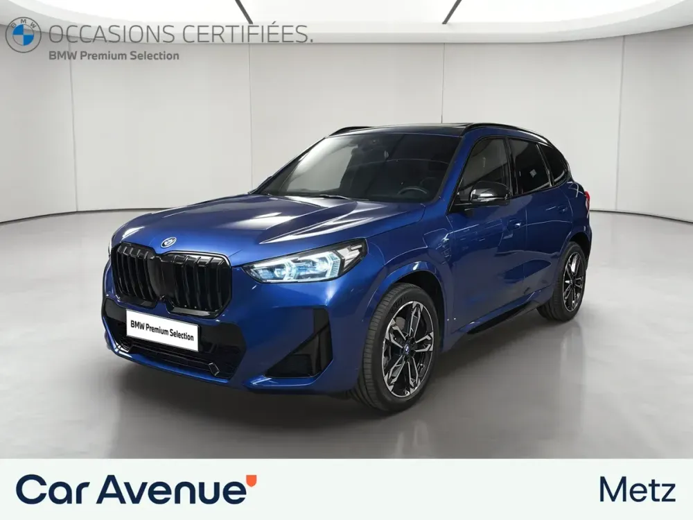 BMW X1 bleu d'occasion