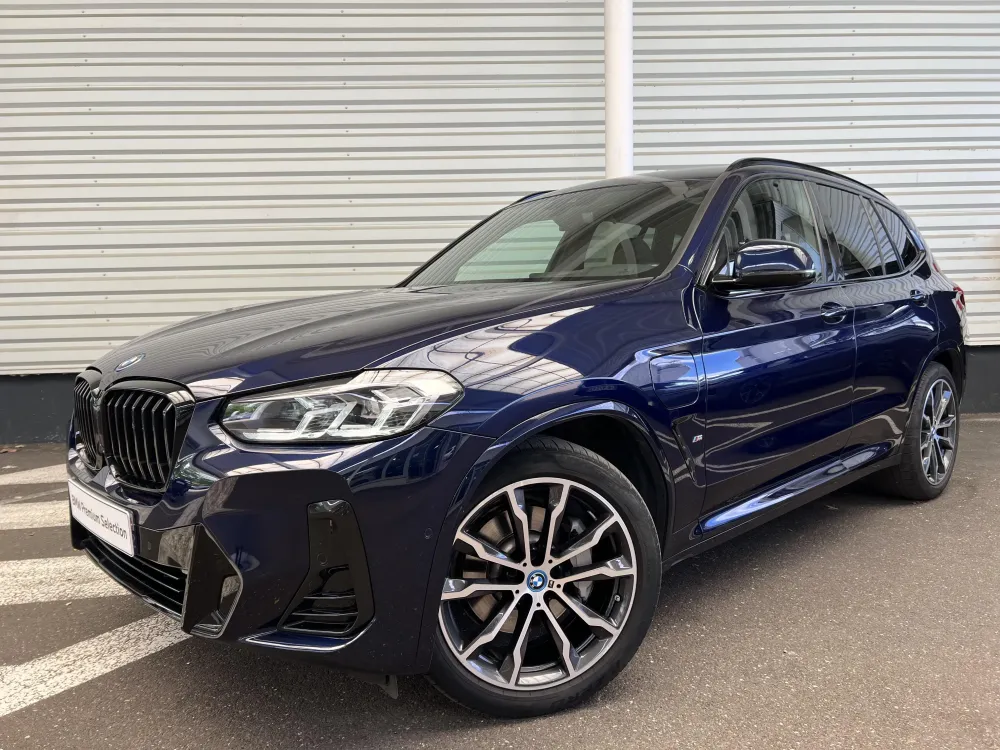 BMW X3 bleu d'occasion