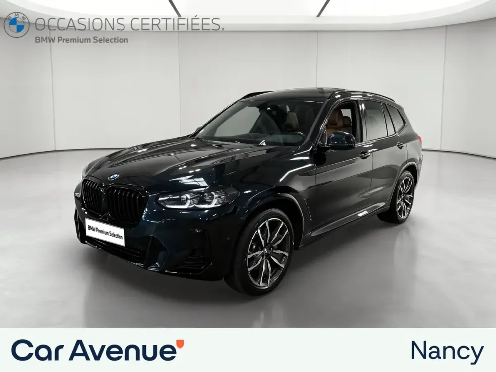 BMW X3 bleu d'occasion