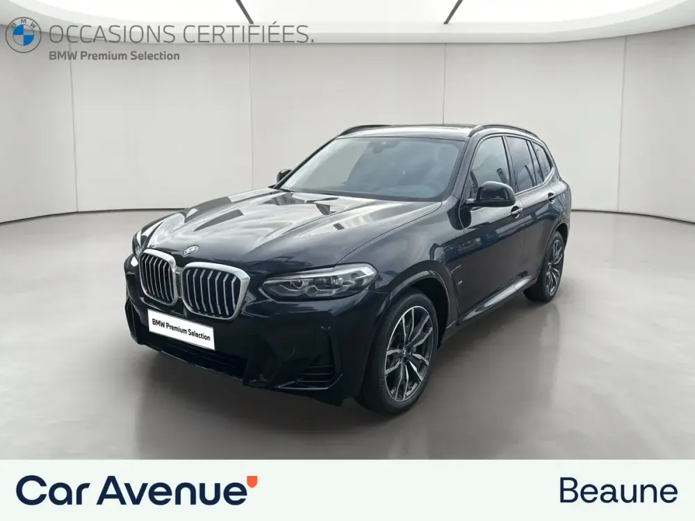 BMW X3 bleu d'occasion
