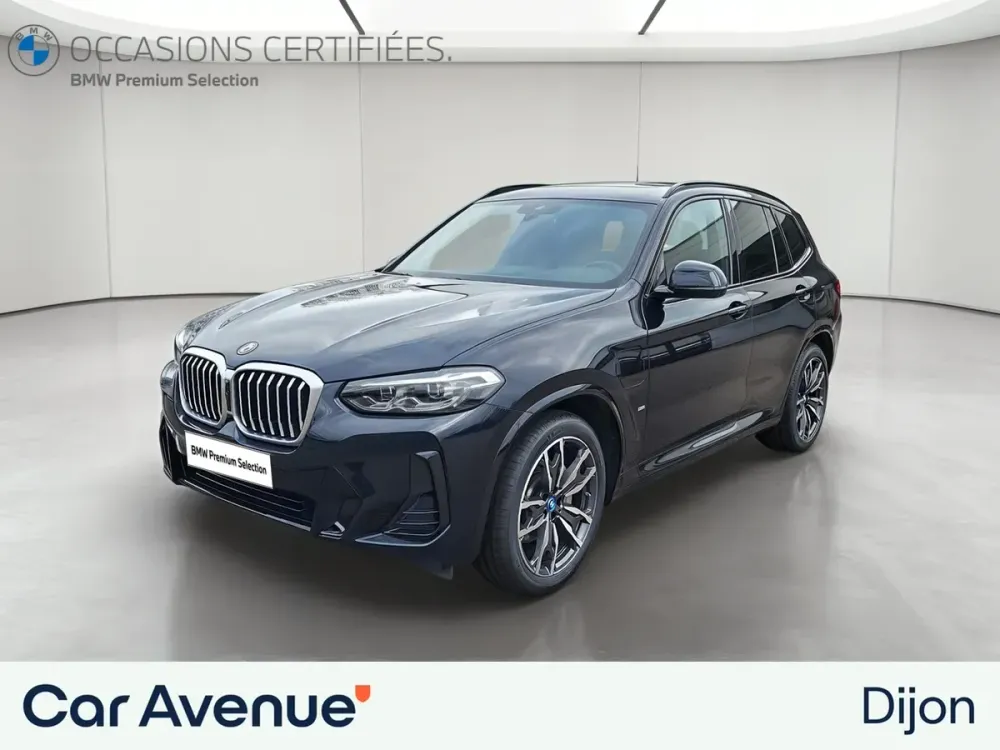 BMW X3 bleu d'occasion