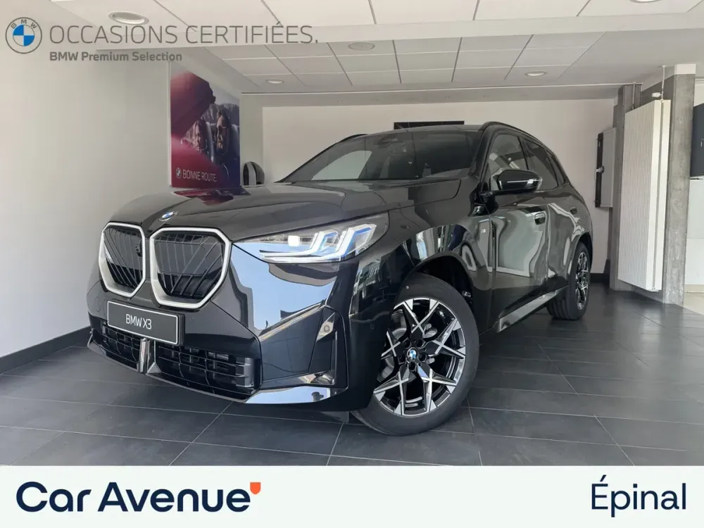BMW X3 black sapphire metallic d'occasion