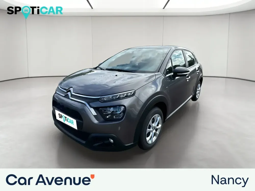 Citroën C3 gris platinium (m) d'occasion