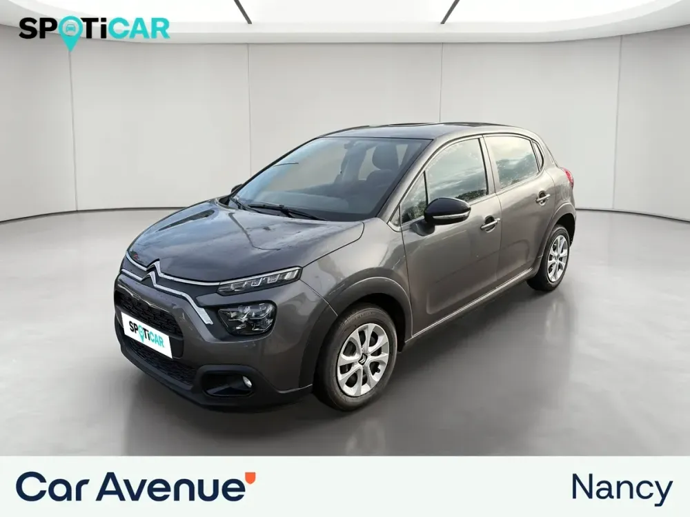 Citroën C3 gris platinium (m) d'occasion