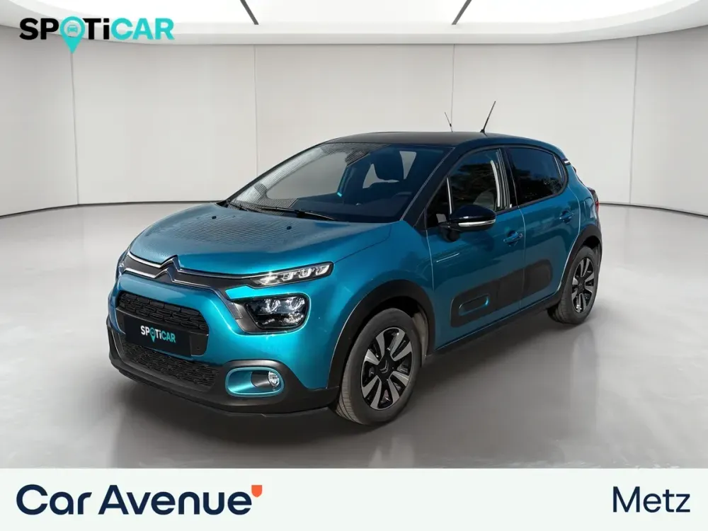 Citroën C3 bleu d'occasion
