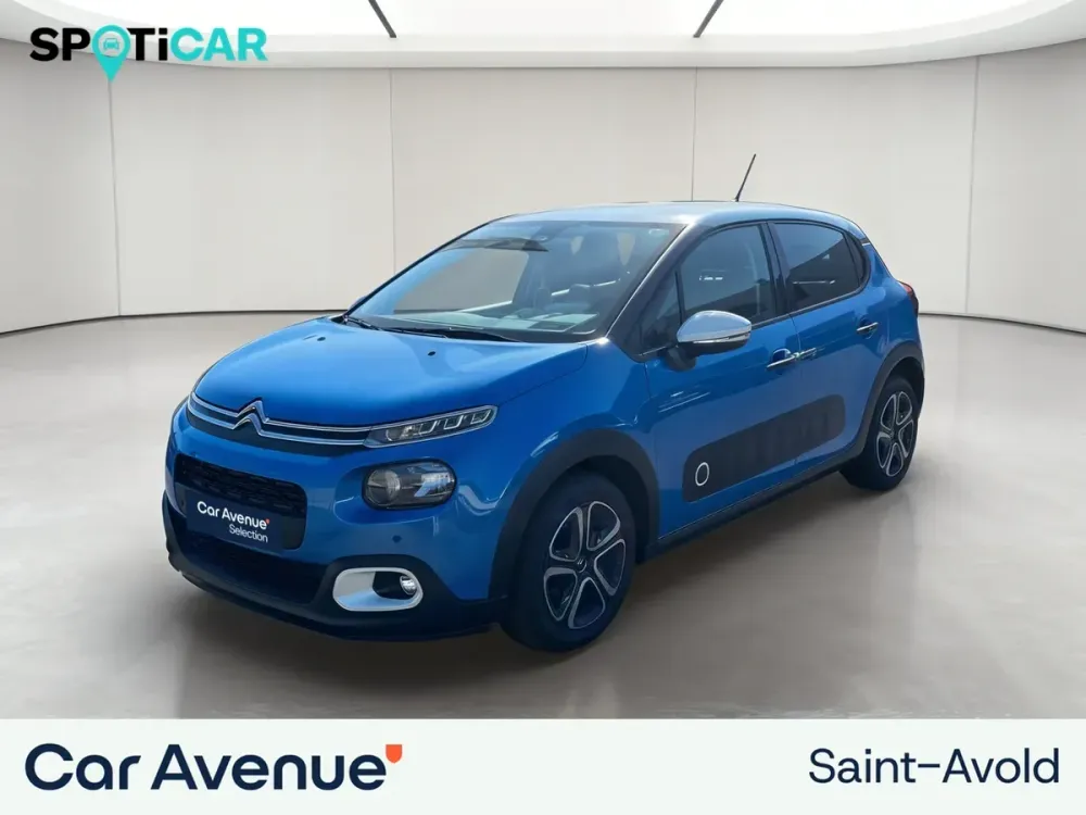 Citroën C3 bleu d'occasion