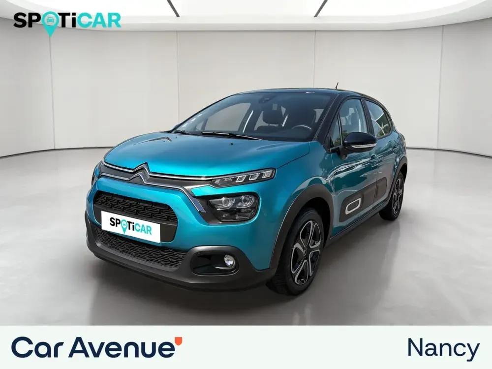 Citroën C3 bleu foncé d'occasion
