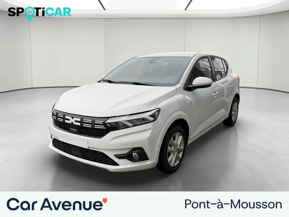 Dacia Sandero blanc glacier d'occasion