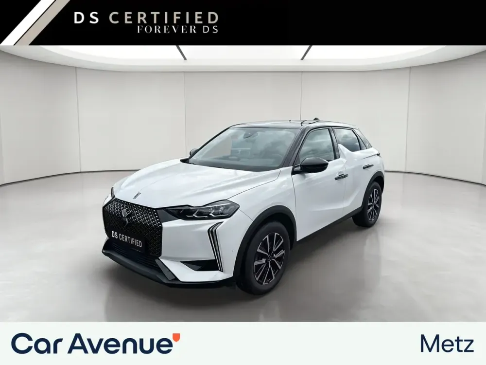 DS Automobiles DS 3 blanc banquise (o) - toit noir d'occasion
