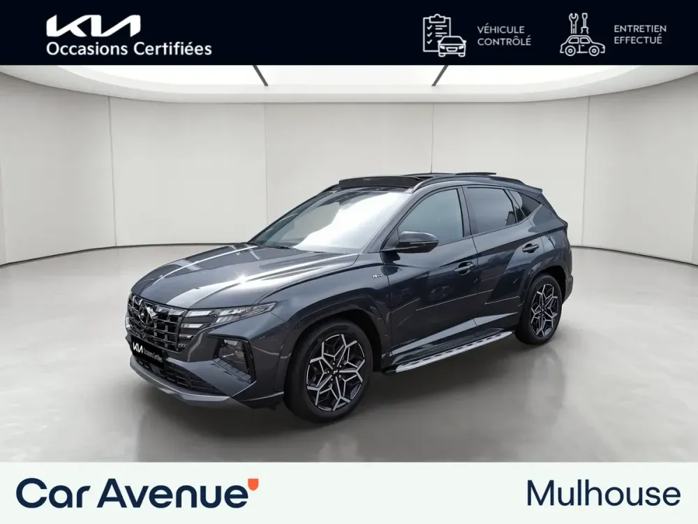 Hyundai Tucson gris d'occasion