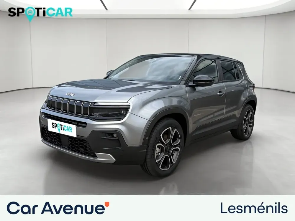 Jeep AVENGER ELECTRIQUE gris granite toit noir neuf