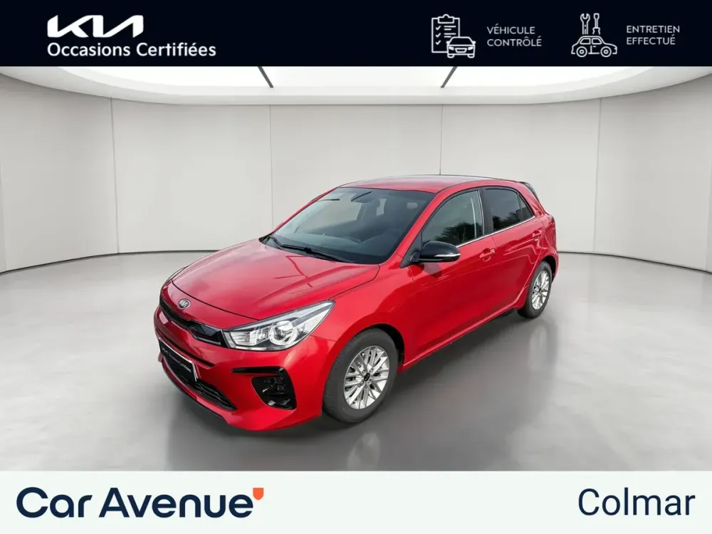 Kia Rio rouge d'occasion