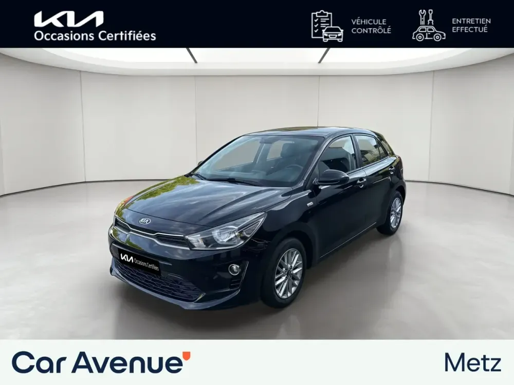 Kia Rio noir d'occasion