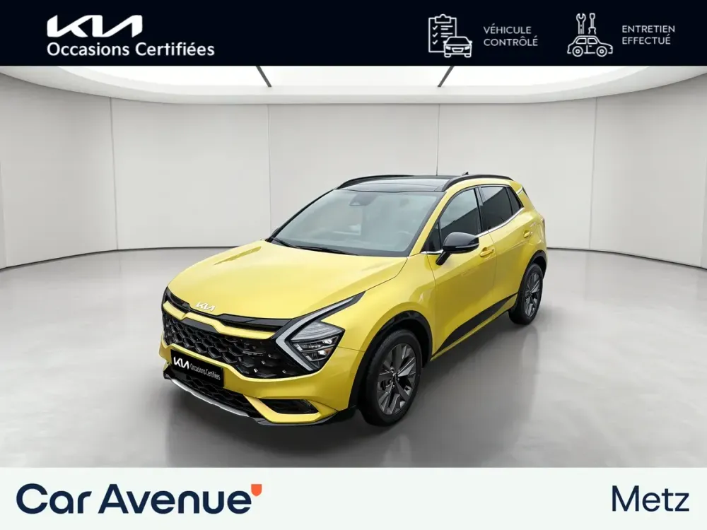 Kia Sportage jaune d'occasion