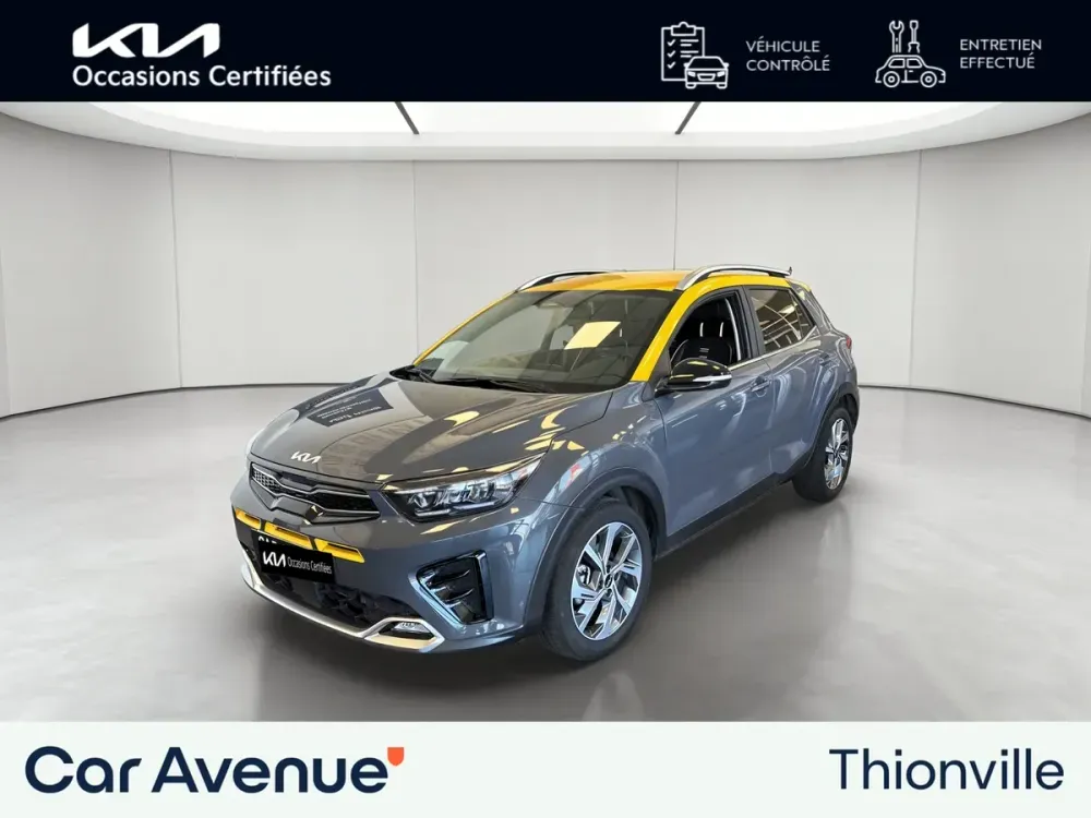Kia Stonic gris aluminium metallise d'occasion