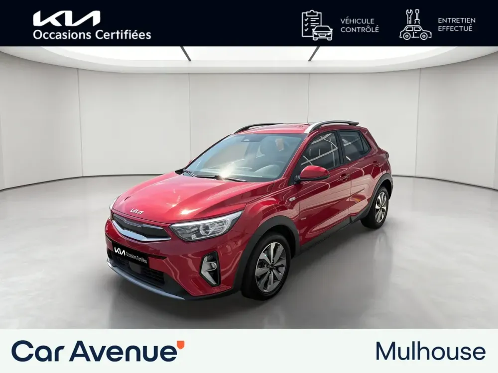 Kia Stonic rouge grenadine metallise d'occasion