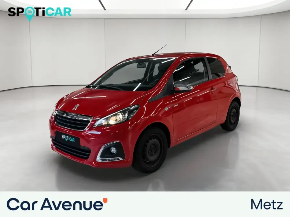 Peugeot 108 p. opaque rouge scarlett d'occasion