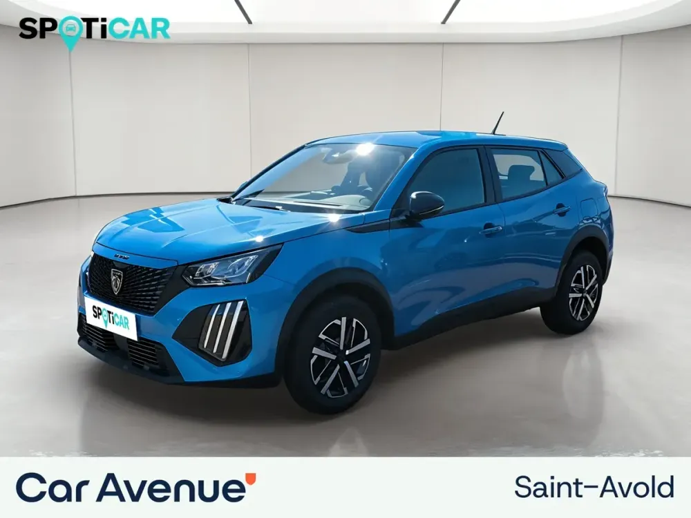 Peugeot 2008 bleu vertigo (s) d'occasion