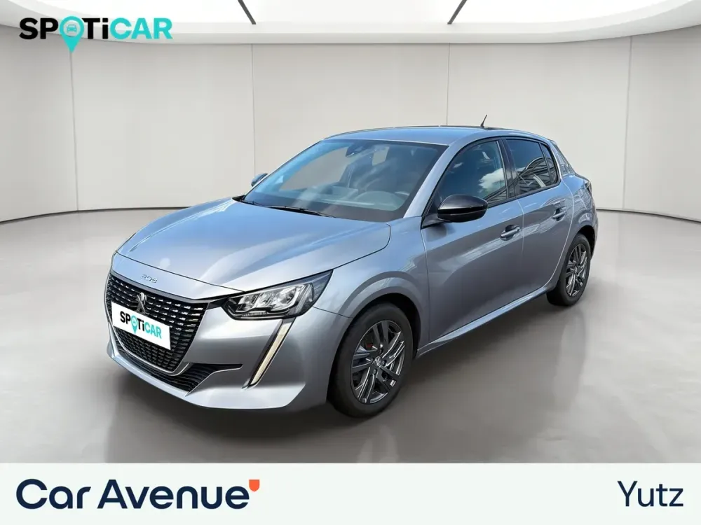 Peugeot 208 gris d'occasion