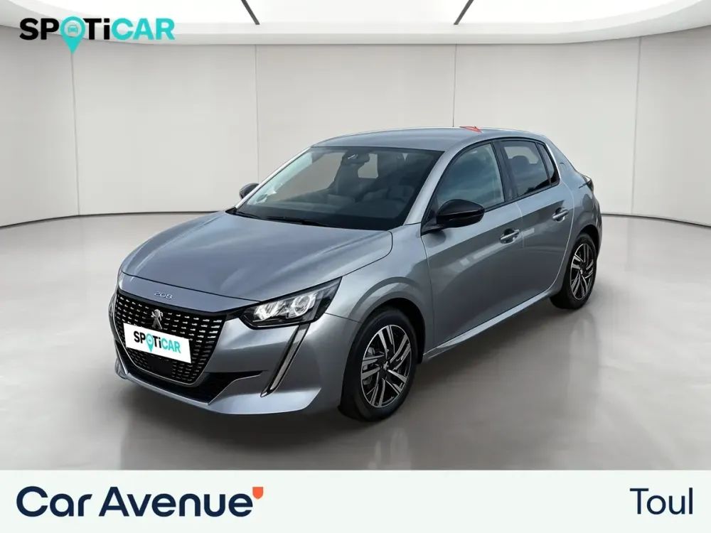 Peugeot 208 gris d'occasion