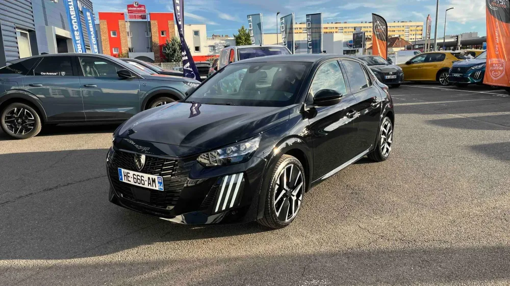 Peugeot 208 noir d'occasion