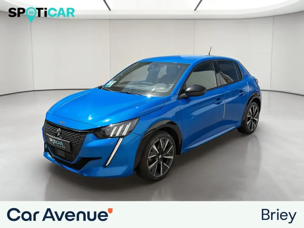 Peugeot 208 bleu d'occasion