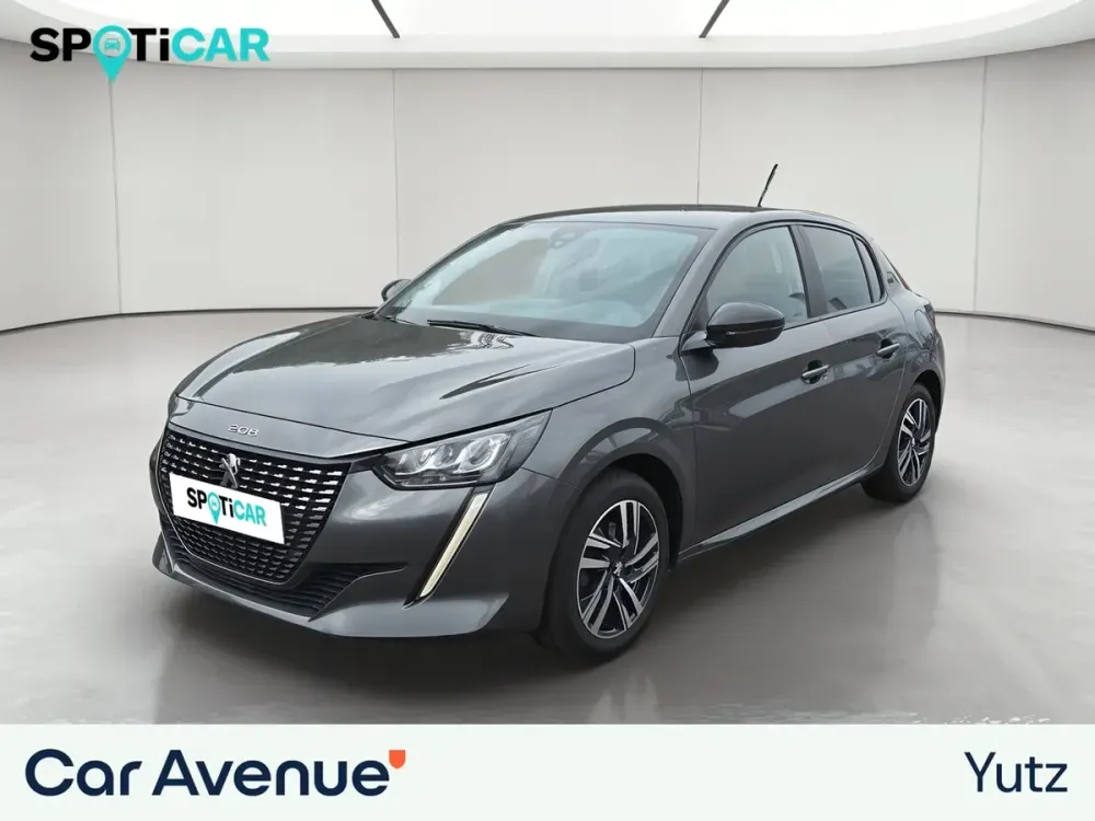 Peugeot 208 gris platinium p. m. d'occasion