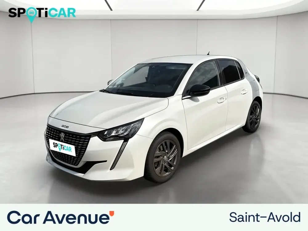 Peugeot 208 teinte spéciale blanc nacré d'occasion