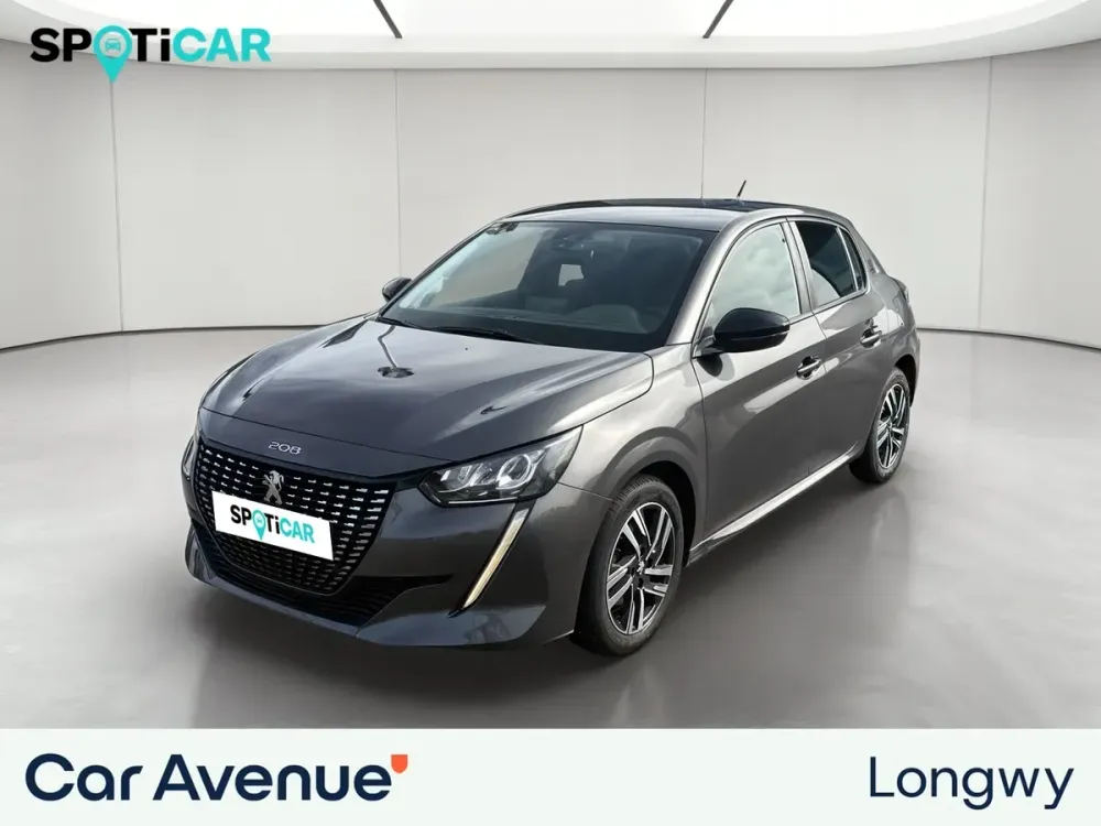 Peugeot 208 gris d'occasion