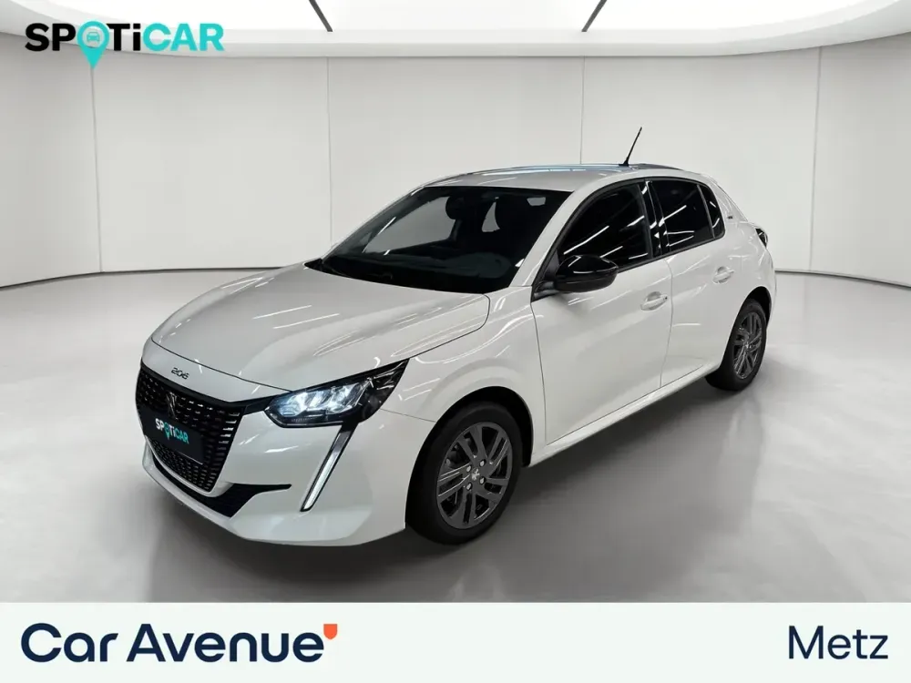 Peugeot 208 blanc d'occasion