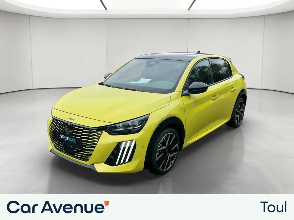 Peugeot 208 jaune agueda neuf