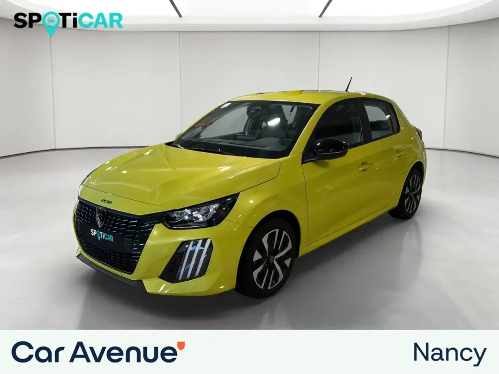 Peugeot 208 jaune d'occasion