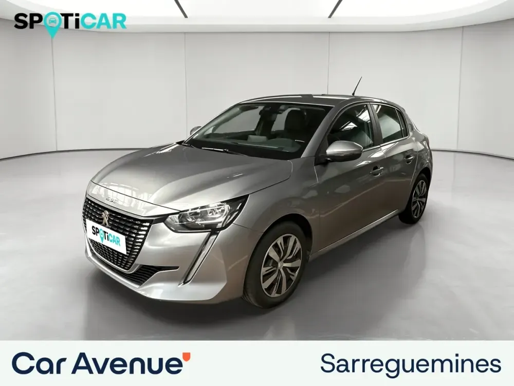 Peugeot 208 gris d'occasion
