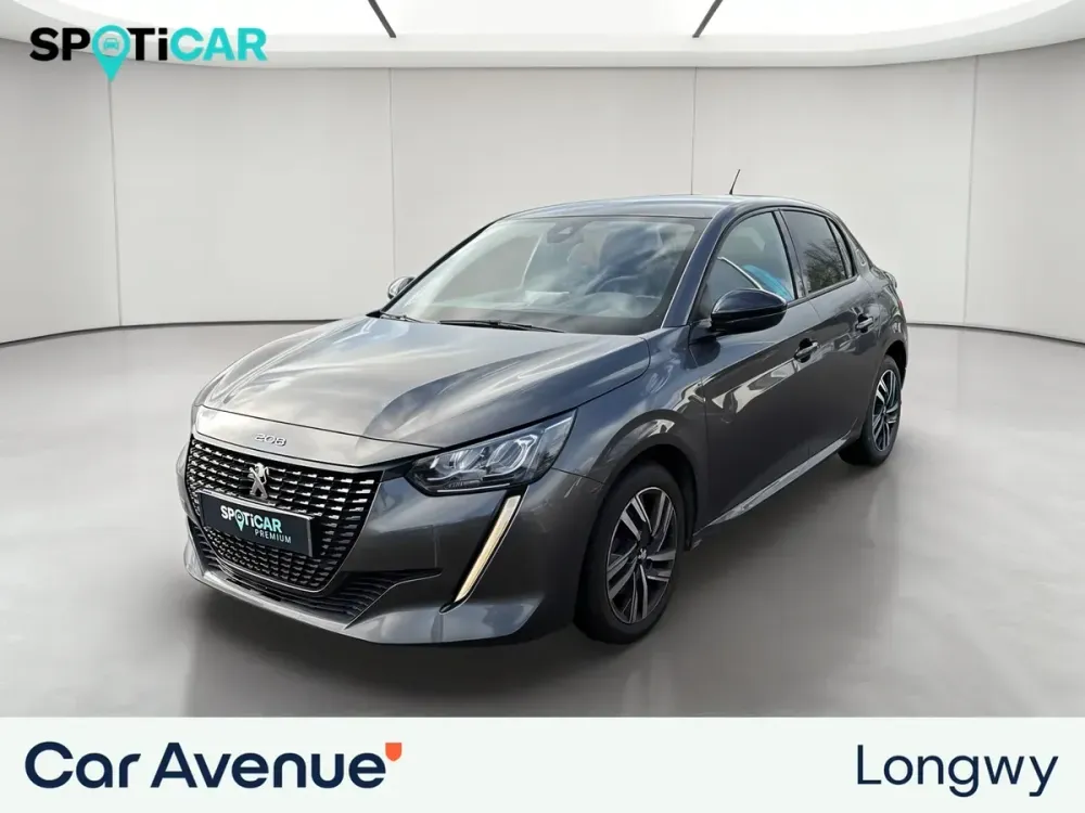 Peugeot 208 gris d'occasion