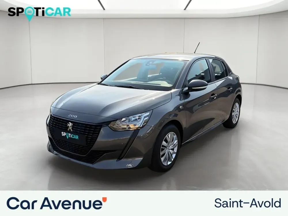 Peugeot 208 gris d'occasion
