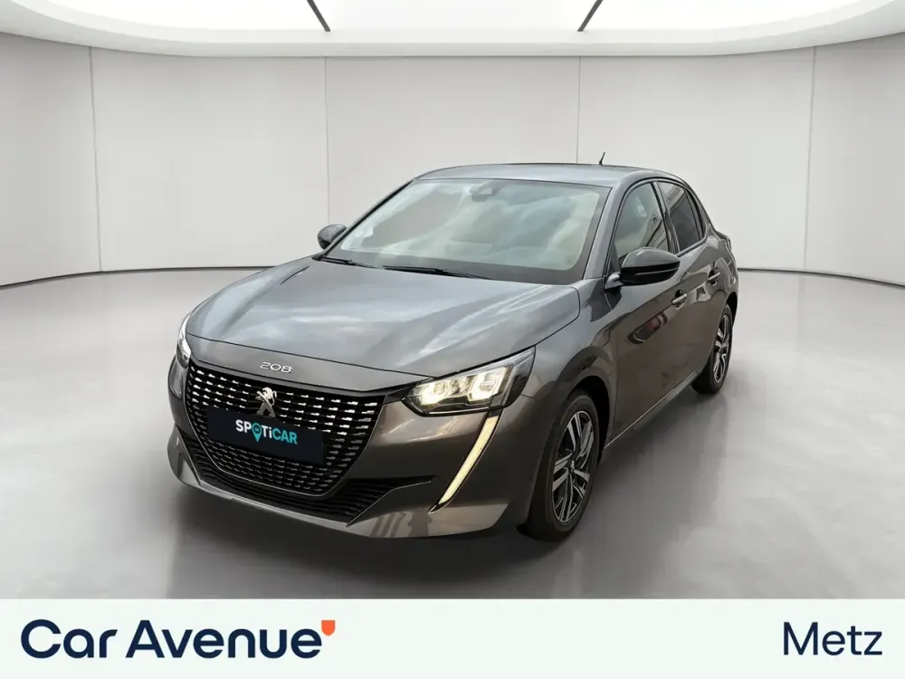 Peugeot 208 gris d'occasion