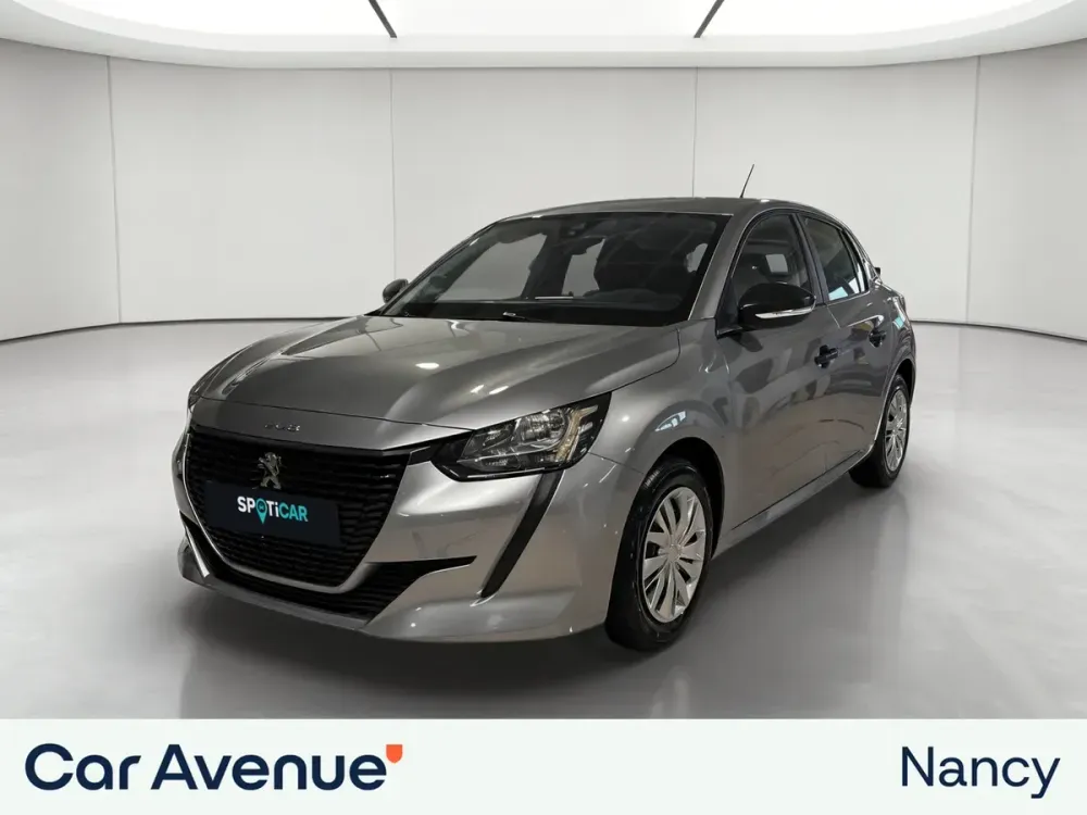 Peugeot 208 gris platinium (m) d'occasion