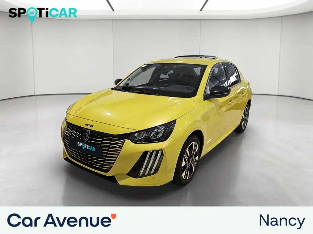 Peugeot 208 teinte m. jaune agueda d'occasion