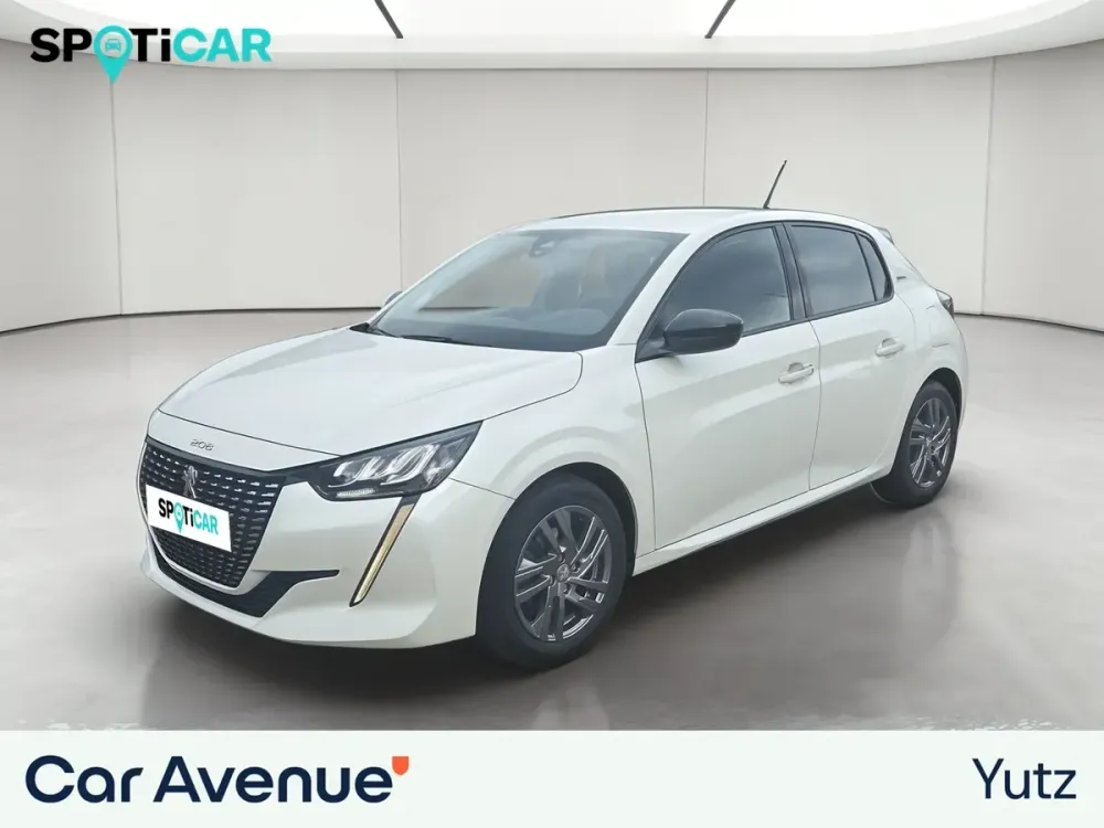 Peugeot 208 teinte spéciale blanc nacré d'occasion