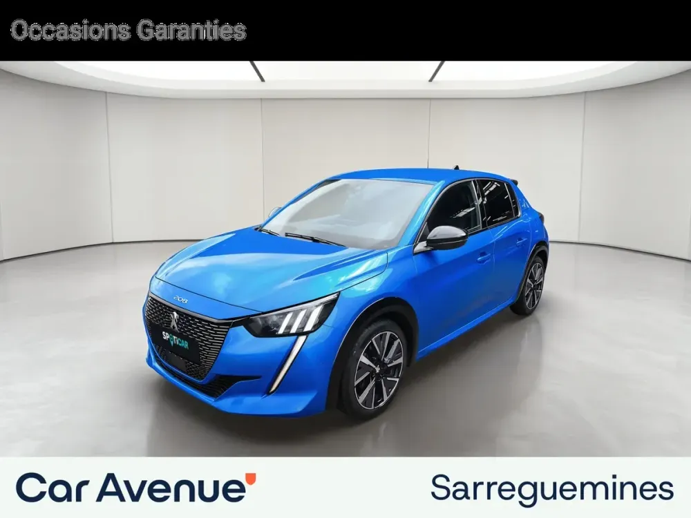 Peugeot 208 bleu d'occasion
