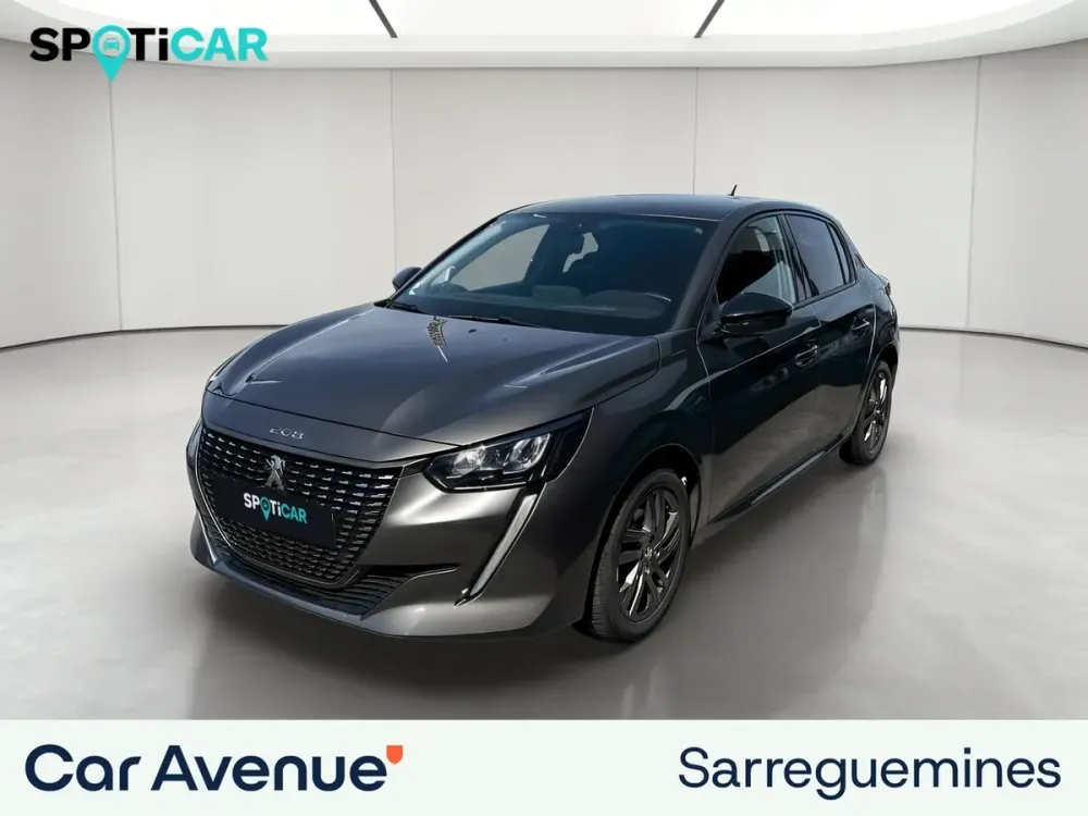 Peugeot 208 gris d'occasion