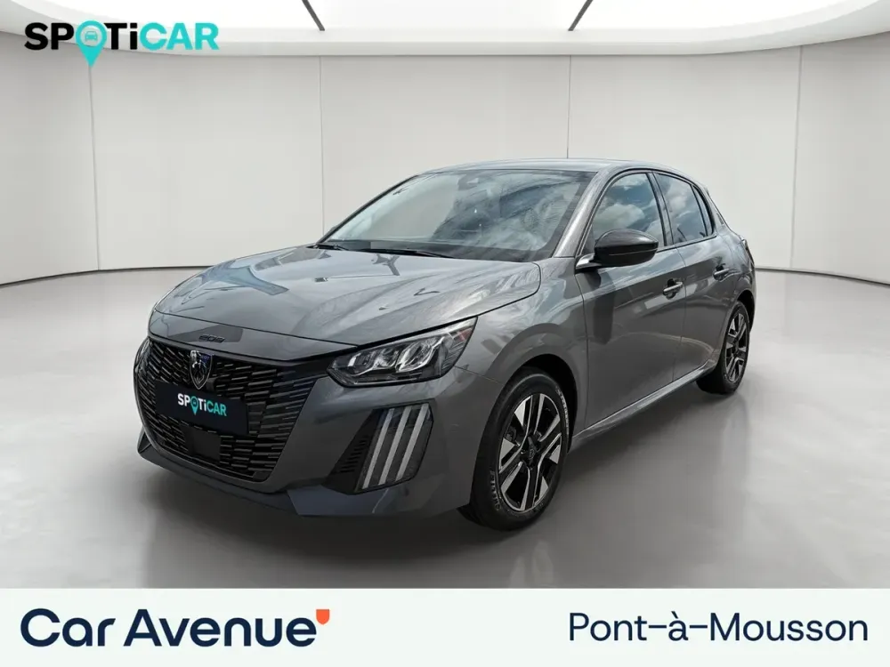 Peugeot 208 gris d'occasion