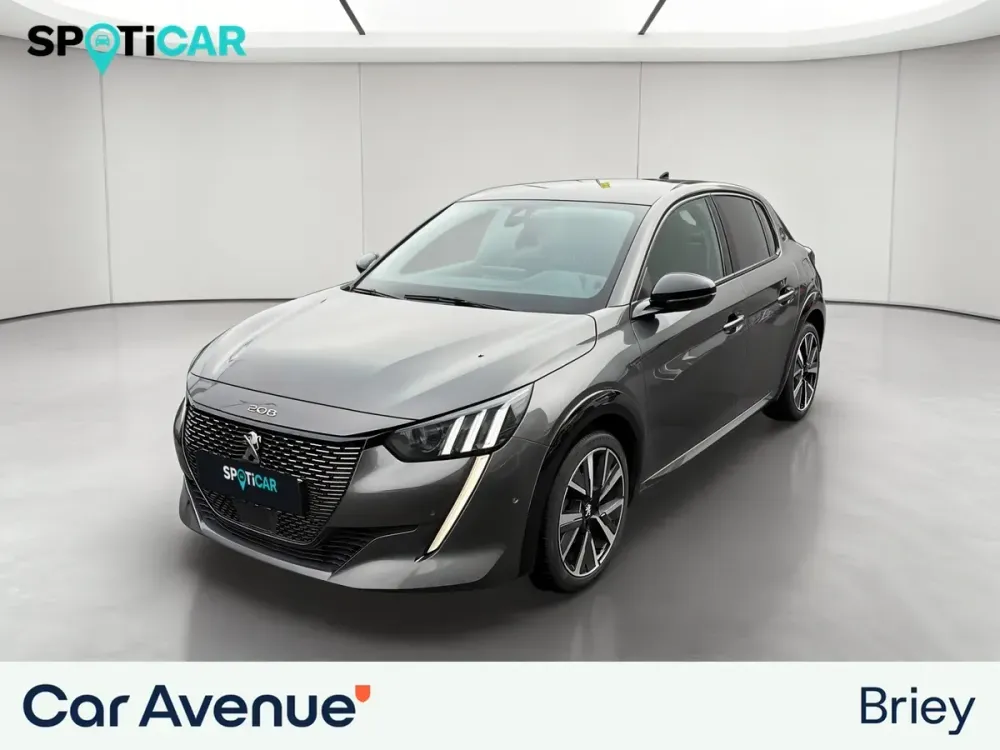 Peugeot 208 gris platinium (m) d'occasion